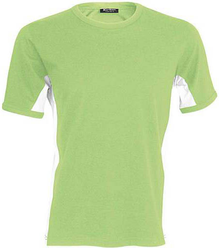 Kariban Tiger - Short-sleeved Two-tone T-shirt - zelená