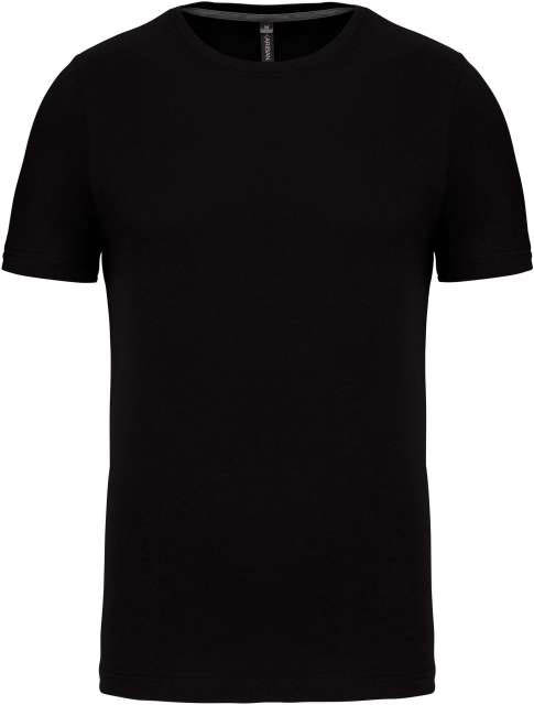 Kariban Short-sleeved Crew Neck T-shirt - Kariban Short-sleeved Crew Neck T-shirt - Black