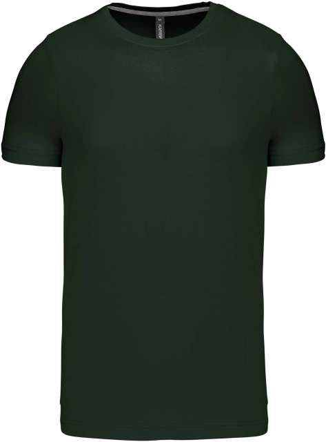 Kariban Short-sleeved Crew Neck T-shirt - zelená