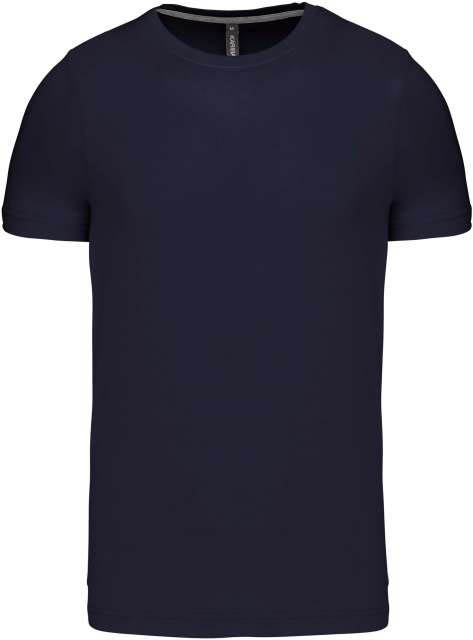 Kariban Short-sleeved Crew Neck T-shirt - blue