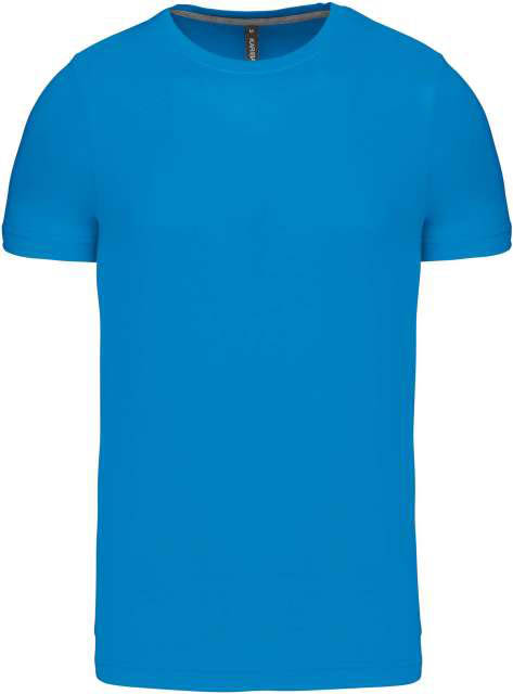 Kariban Short-sleeved Crew Neck T-shirt - modrá