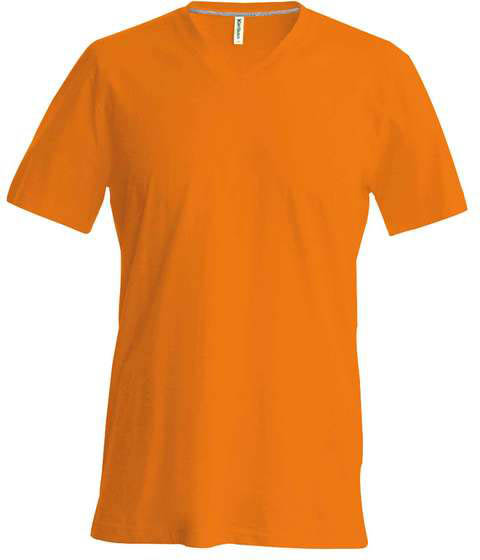 Kariban Men's Short-sleeved V-neck T-shirt - Orange