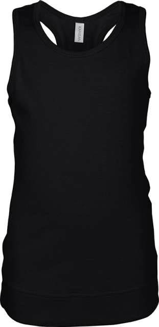 Kariban Girls' Vest - black