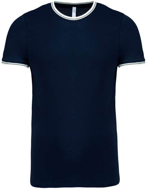 Kariban Men's PiquÉ Knit Crew Neck T-shirt - blue