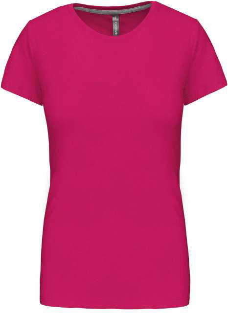 Kariban Ladies' Short Sleeve Crew Neck T-shirt - pink