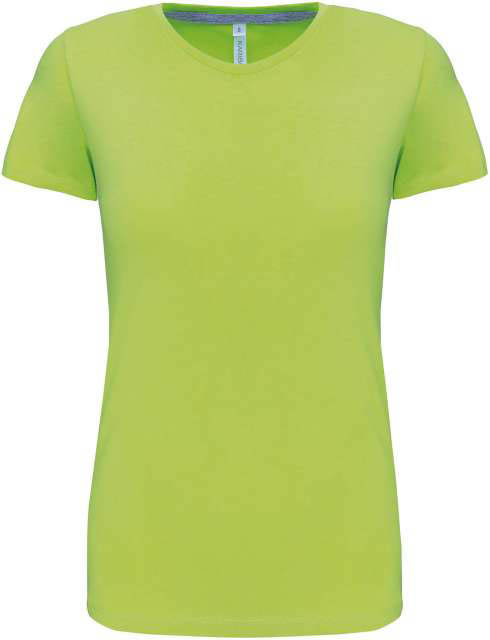 Kariban Ladies' Short Sleeve Crew Neck T-shirt - zelená