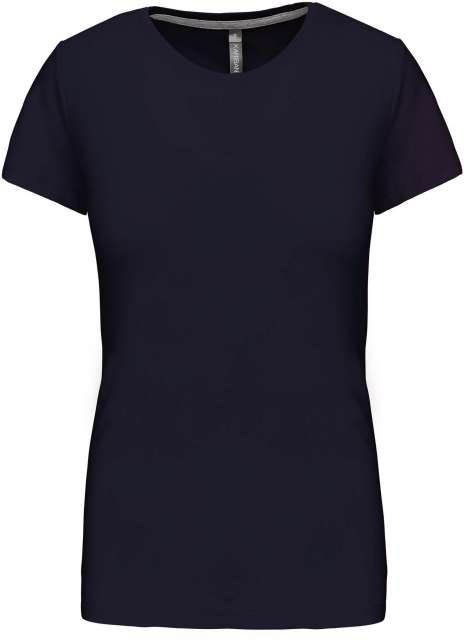 Kariban Ladies' Short Sleeve Crew Neck T-shirt - Kariban Ladies' Short Sleeve Crew Neck T-shirt - Navy