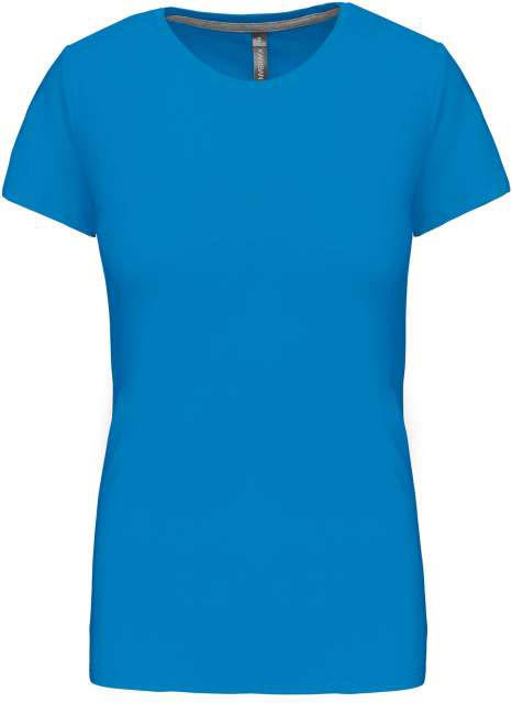Kariban Ladies' Short Sleeve Crew Neck T-shirt - blau
