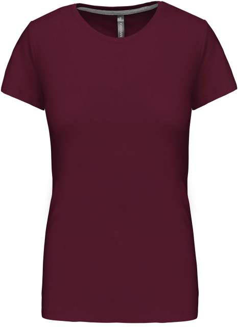 Kariban Ladies' Short Sleeve Crew Neck T-shirt - Rot