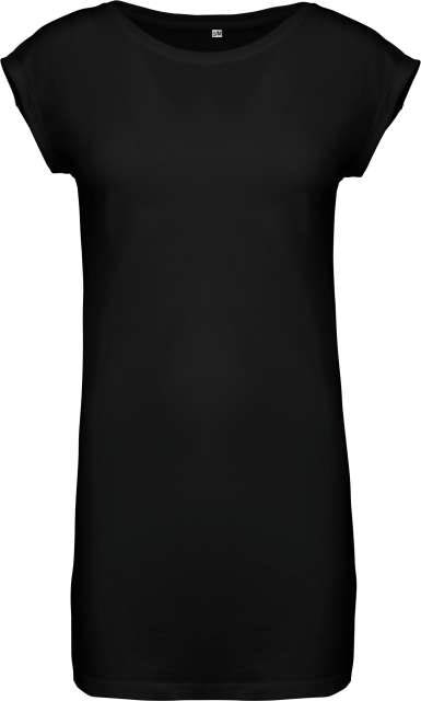 Kariban Ladies' Long T-shirt - Kariban Ladies' Long T-shirt - Black