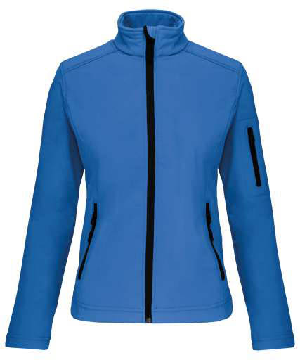 Kariban Ladies' Softshell Jacket - modrá