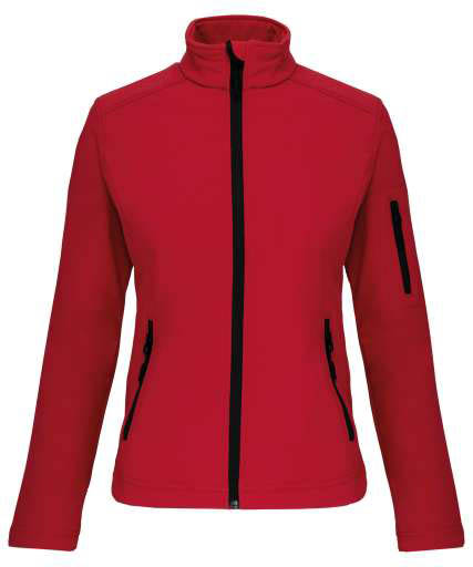 Kariban Ladies' Softshell Jacket - Kariban Ladies' Softshell Jacket - Cherry Red