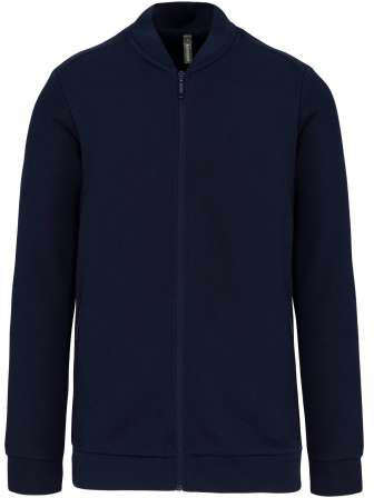 Kariban Full Zip Fleece Sweatshirt - modrá