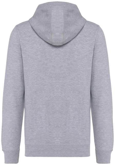 Kariban Unisex Eco-friendly French Terry Zipped Hooded Sweatshirt - grey