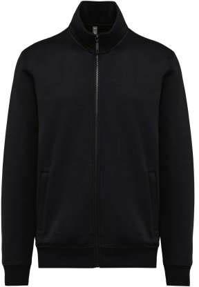 Kariban Men's Fleece Cadet Jacket - Kariban Men's Fleece Cadet Jacket - Black