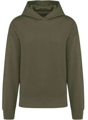 Kariban Unisex Oversized Fleece Hoodie - Kariban Unisex Oversized Fleece Hoodie - Military Green