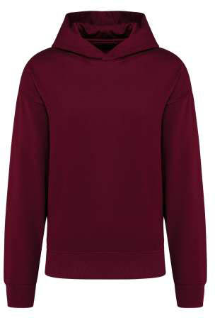 Kariban Unisex Oversized Fleece Hoodie - Kariban Unisex Oversized Fleece Hoodie - Maroon