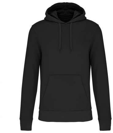 Kariban Men's Eco-friendly Hooded Sweatshirt - čierna