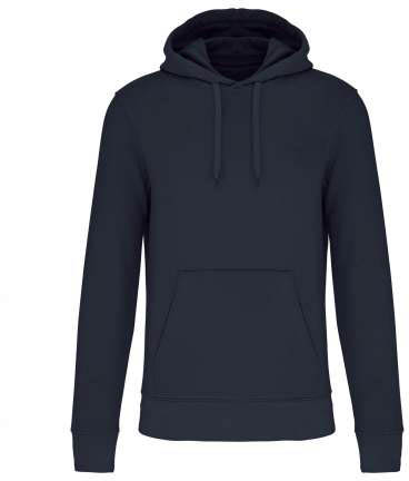 Kariban Men's Eco-friendly Hooded Sweatshirt - modrá