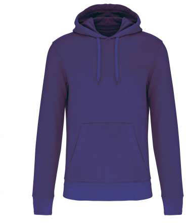 Kariban Men's Eco-friendly Hooded Sweatshirt mikina - Kariban Men's Eco-friendly Hooded Sweatshirt mikina - Purple