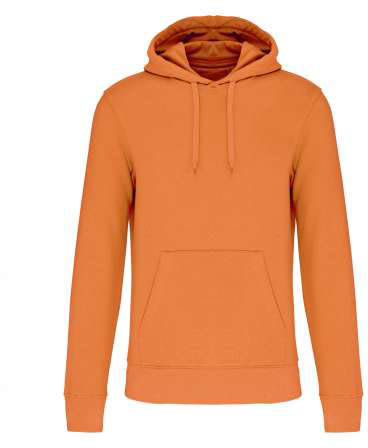 Kariban Men's Eco-friendly Hooded Sweatshirt mikina - oranžová