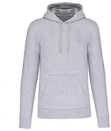Kariban Men's Eco-friendly Hooded Sweatshirt mikina - šedá