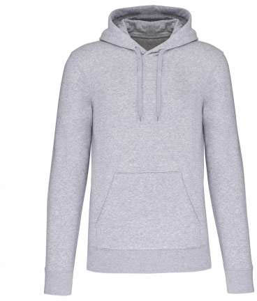 Kariban Men's Eco-friendly Hooded Sweatshirt - Kariban Men's Eco-friendly Hooded Sweatshirt - Ice Grey