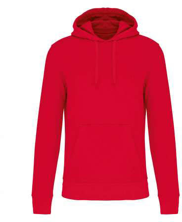 Kariban Men's Eco-friendly Hooded Sweatshirt - Rot