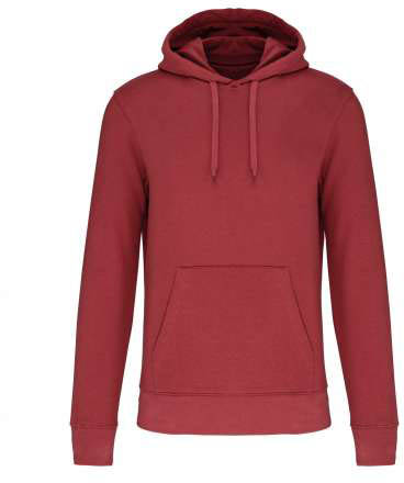 Kariban Men's Eco-friendly Hooded Sweatshirt mikina - oranžová