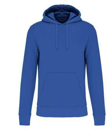 Kariban Men's Eco-friendly Hooded Sweatshirt mikina - modrá