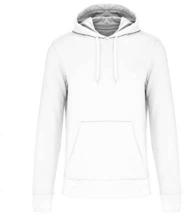 Kariban Men's Eco-friendly Hooded Sweatshirt - white