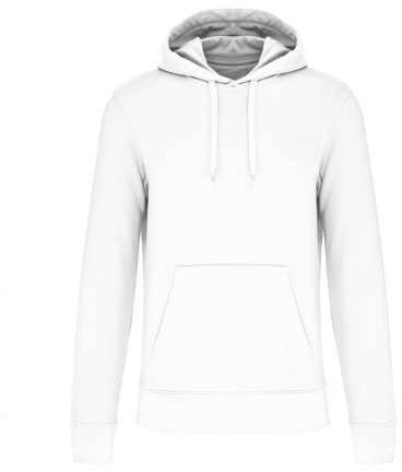 Kariban Men's Eco-friendly Hooded Sweatshirt - Kariban Men's Eco-friendly Hooded Sweatshirt - White