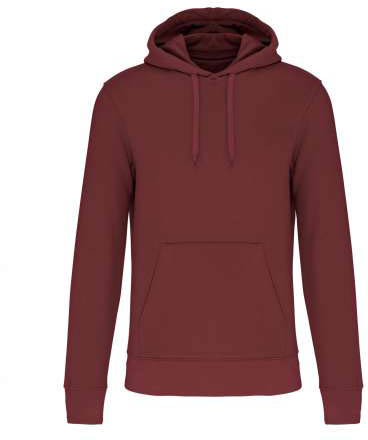 Kariban Men's Eco-friendly Hooded Sweatshirt mikina - Kariban Men's Eco-friendly Hooded Sweatshirt mikina - Maroon