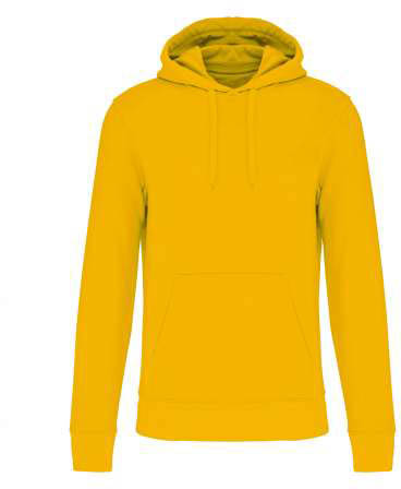 Kariban Men's Eco-friendly Hooded Sweatshirt mikina - žlutá