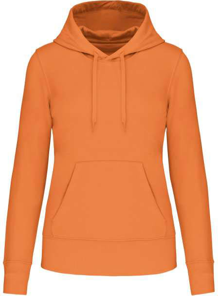 Kariban Ladies' Eco-friendly Hooded Sweatshirt - orange