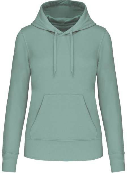 Kariban Ladies' Eco-friendly Hooded Sweatshirt - modrá