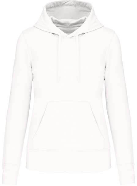 Kariban Ladies' Eco-friendly Hooded Sweatshirt - Kariban Ladies' Eco-friendly Hooded Sweatshirt - White