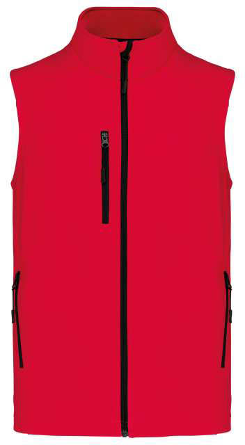 Kariban Men's Softshell Bodywarmer - red