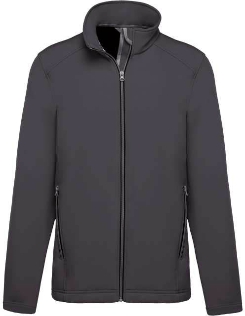 Kariban Men’s 2-layer Softshell Jacket - Kariban Men’s 2-layer Softshell Jacket - Charcoal