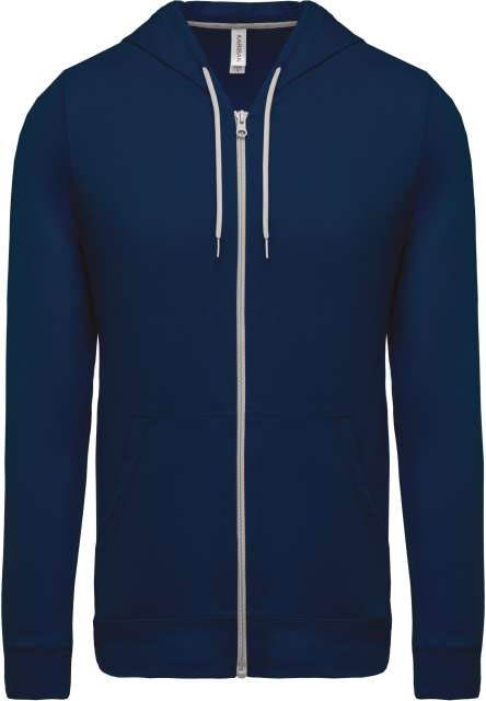 Kariban Lightweight Cotton Hooded Sweatshirt - blau