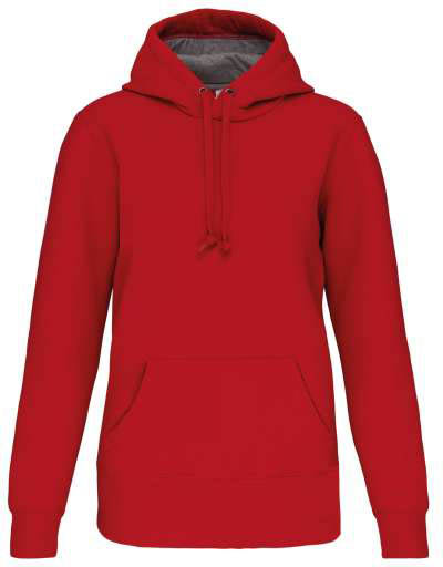 Kariban Hooded Sweatshirt - red