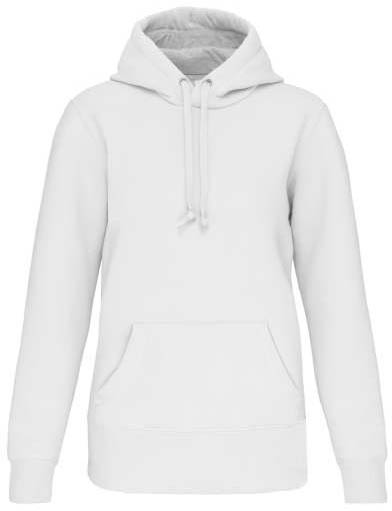 Kariban Hooded Sweatshirt - biela