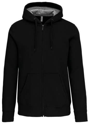Kariban Full Zip Hooded Sweatshirt - black