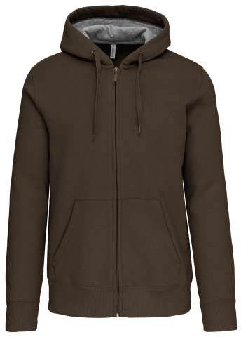 Kariban Full Zip Hooded Sweatshirt - Kariban Full Zip Hooded Sweatshirt - Forest Green