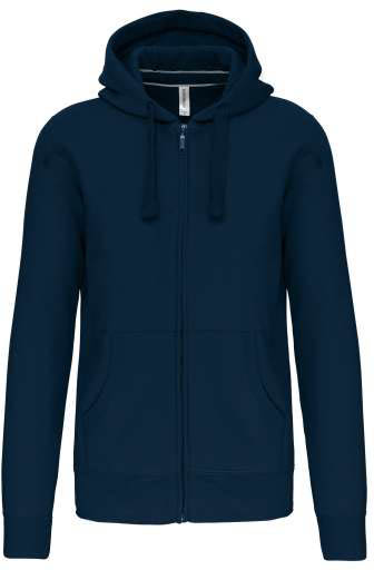 Kariban Men's Full Zip Hooded Sweatshirt mikina - Kariban Men's Full Zip Hooded Sweatshirt mikina - Navy