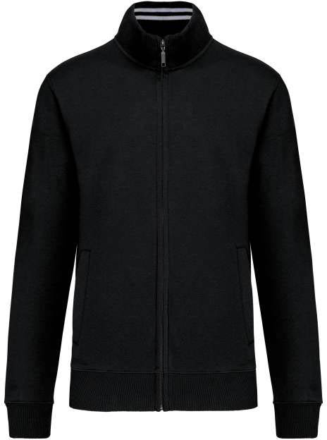 Kariban Men's Full Zip Sweat Jacket - black