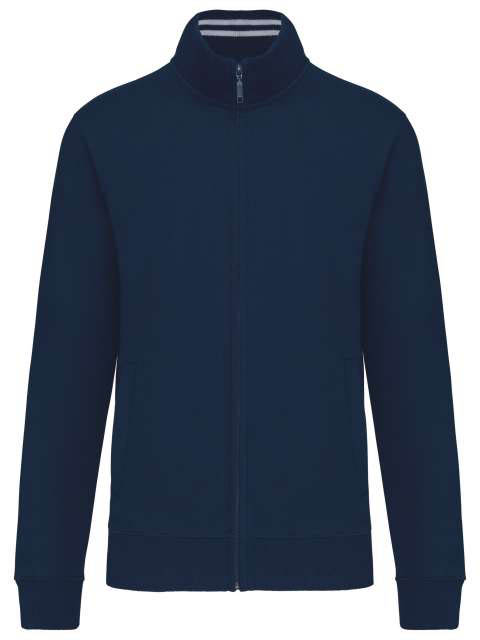 Kariban Men's Full Zip Sweat Jacket - blue