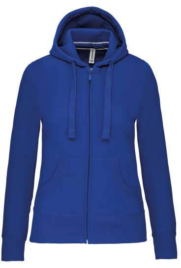 Kariban Ladies' Full Zip Hooded Sweatshirt mikina - Kariban Ladies' Full Zip Hooded Sweatshirt mikina - Royal