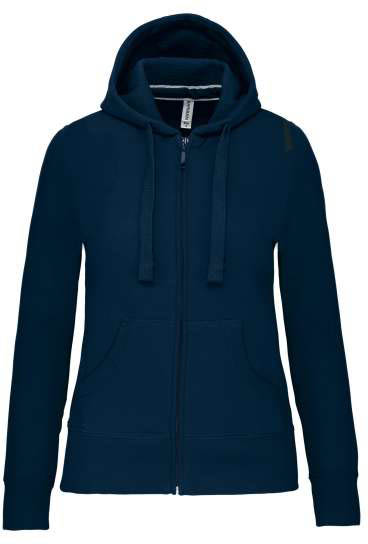 Kariban Ladies' Full Zip Hooded Sweatshirt mikina - Kariban Ladies' Full Zip Hooded Sweatshirt mikina - Navy