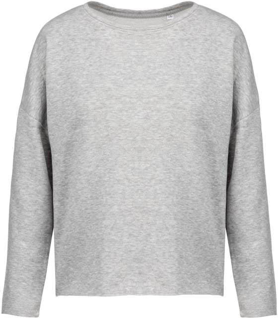 Kariban Ladies' Oversized Sweatshirt - grey